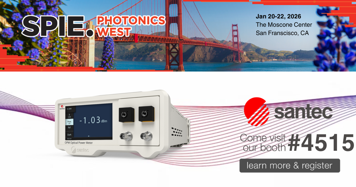 Photonics West 2026 promotion optical power meter